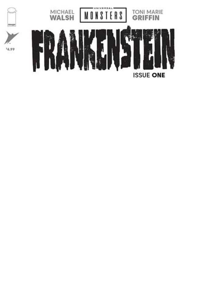 Universal Monsters Frankenstein #1 (Of 4) Cover H Blank Sketch Variant - Walt's Comic Shop