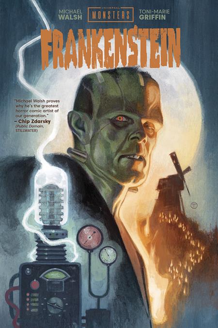 Universal Monsters Frankenstein HC Direct Market Exclusive Julian Totino Tedesco Cover *PRE - ORDER* - Walt's Comic Shop