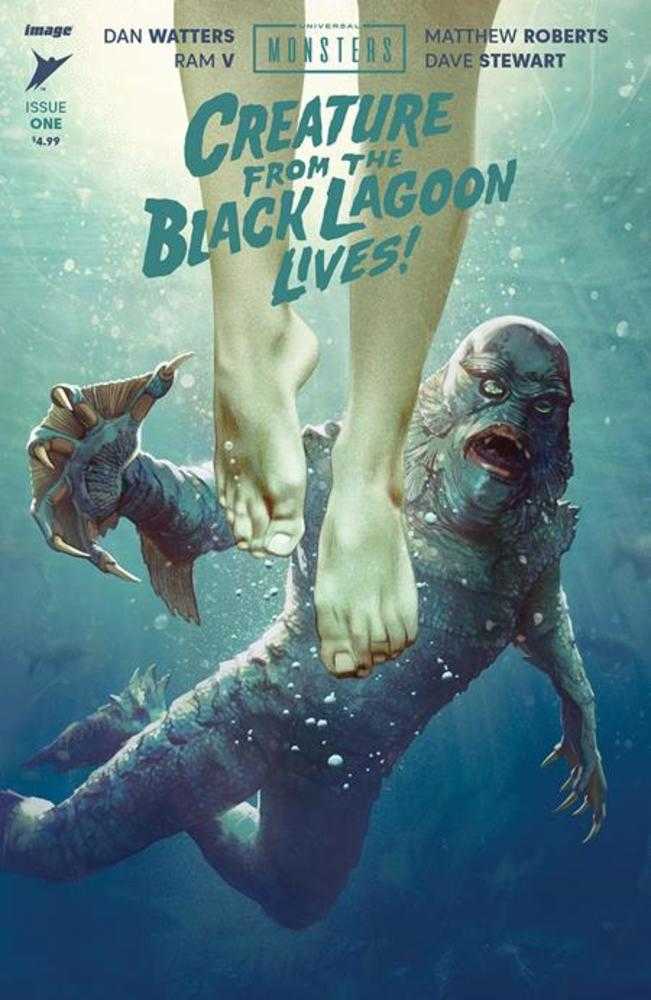 Universal Monsters The Creature From The Black Lagoon Lives #1 (Of 4) Cover B Joshua Middleton Variant - Walt's Comic Shop