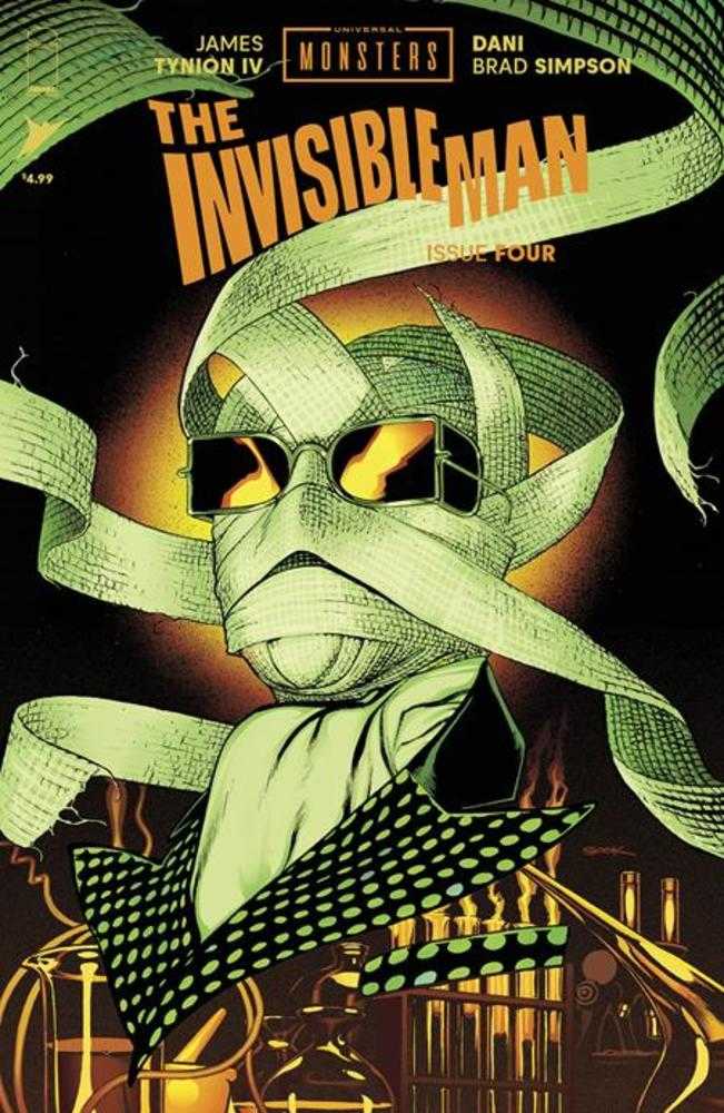 Universal Monsters The Invisible Man 4 (Of 4) Cover B Ryan Sook Variant - Walt's Comic Shop