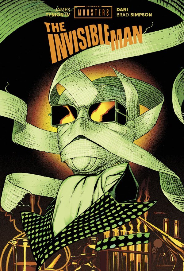 Universal Monsters The Invisible Man HC Direct Market Exclusive Ryan Sook Variant - Walt's Comic Shop