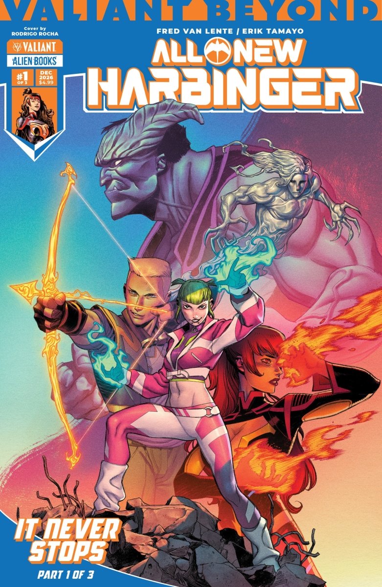 Valiant Beyond: All New Harbinger 4 It Never Stops 1 Cover A (Rocha) - Walt's Comic Shop