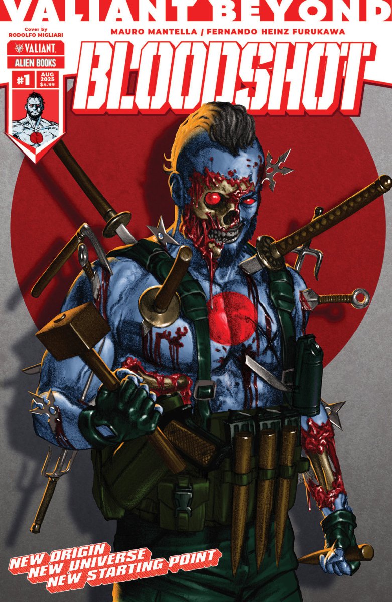 Valiant Beyond: Bloodshot 1 Cover A (Migliari) - Walt's Comic Shop