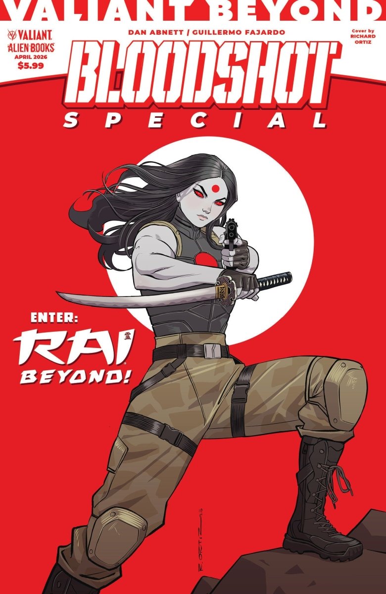 Valiant Beyond: Bloodshot: Special 1:15 Ratio Variant (Ortiz Full Art) - Walt's Comic Shop