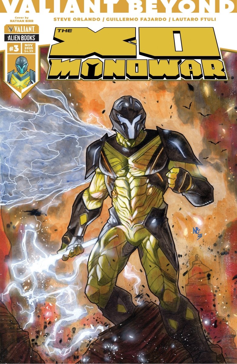 Valiant Beyond: The X O Manowar 3 Cover A (Birr) - Walt's Comic Shop