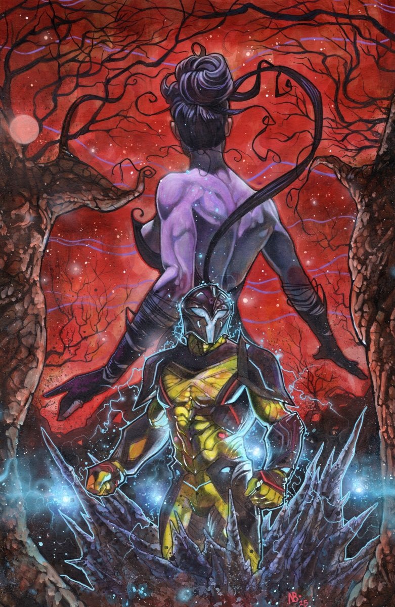 Valiant Beyond: The X O Manowar 5 The God Hunt 1 Variant D (Birr Full Art) - Walt's Comic Shop