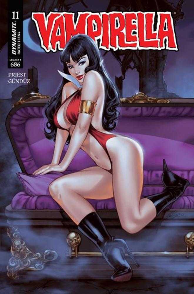 Vampirella 11 Cover D Elias Chatzoudis Variant - Walt's Comic Shop