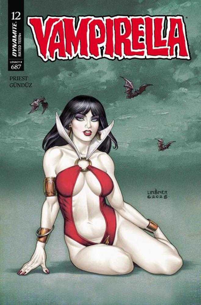 Vampirella 12 Cover C Joseph Michael Linsner Variant - Walt's Comic Shop