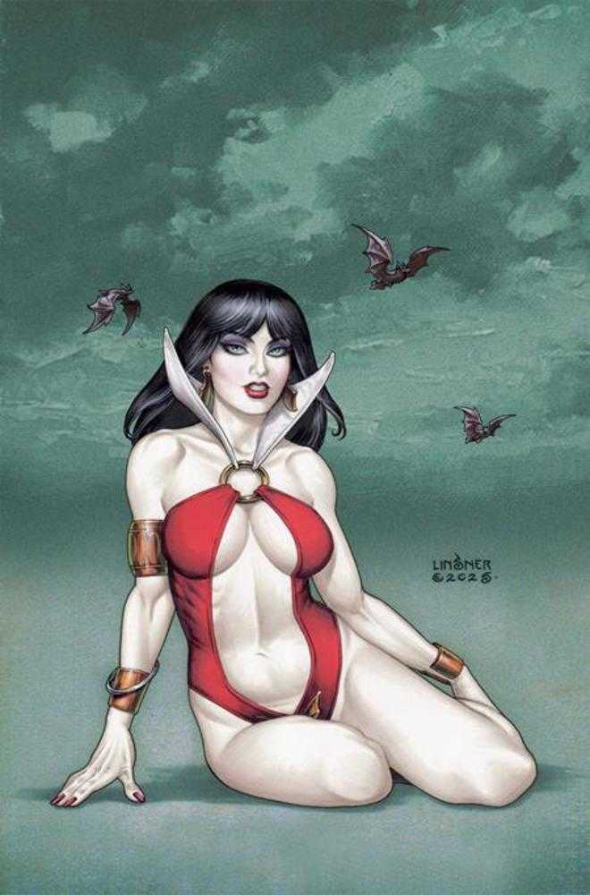 Vampirella 12 Cover I Inc Joseph Michael Linsner Full Art 1:15 Ratio Variant - Walt's Comic Shop