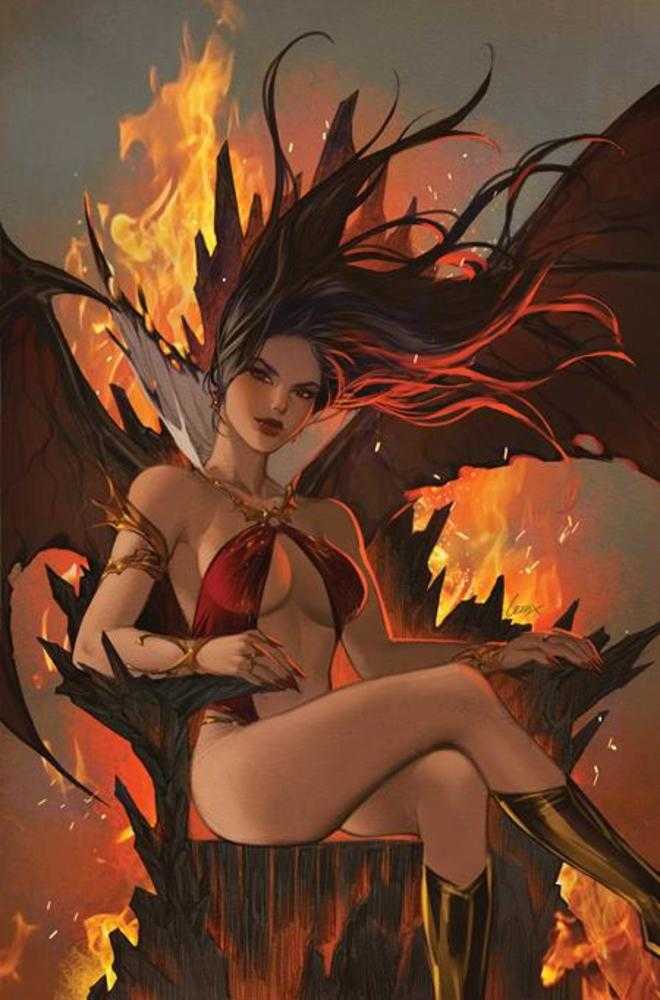 Vampirella Armageddon 12 Cover H Lesley Leirix Li Full Art 1:15 Ratio Variant - Walt's Comic Shop