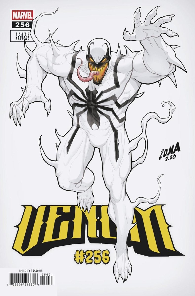 Venom 256 David Nakayama Color Block White Variant [Ds] - Walt's Comic Shop