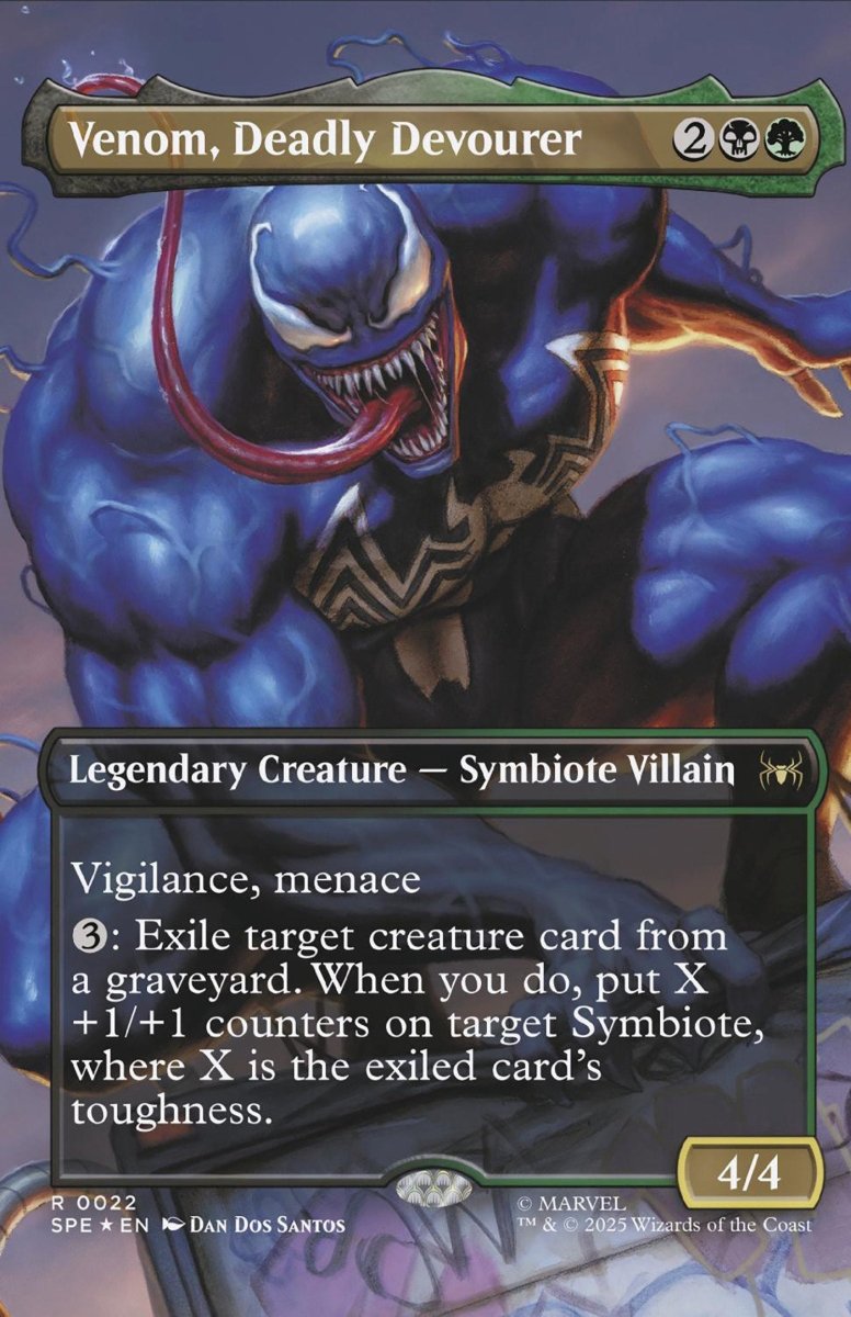 Venom 258 Dan Dos Santos Magic: The Gathering Variant - Walt's Comic Shop