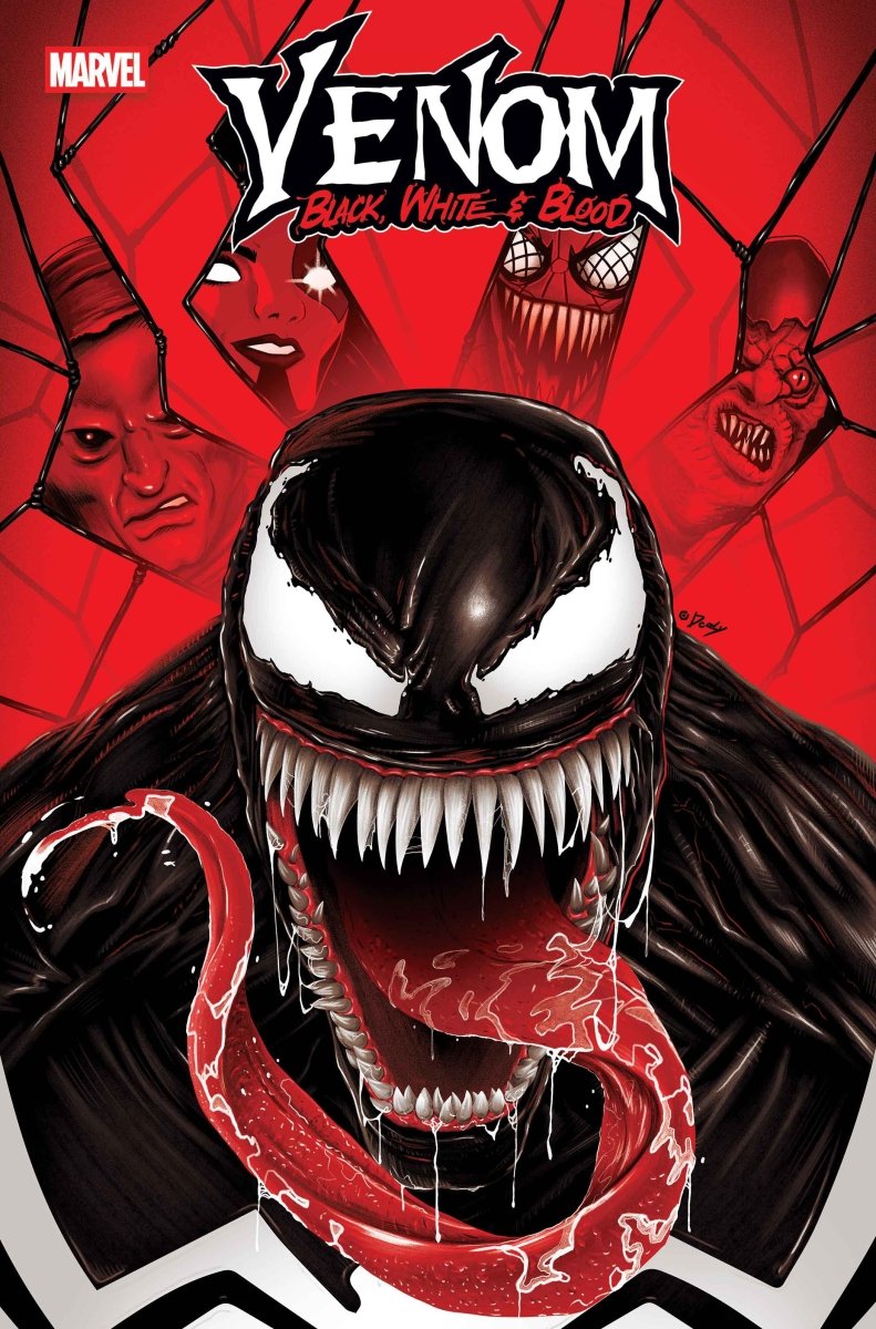Venom: Black, White & Blood 1 Doaly 1:25 Ratio Variant - Walt's Comic Shop