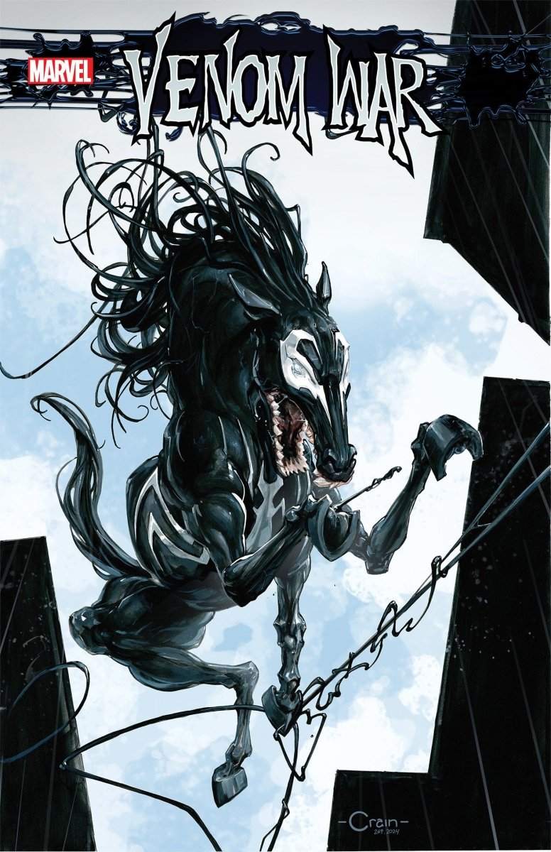 Venom War #5 Clayton Crain Venom Horse Variant [Vw] - Walt's Comic Shop