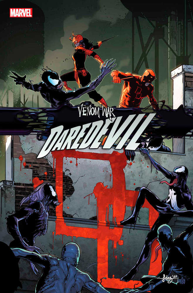 Venom War: Daredevil #1 [Vw] - Walt's Comic Shop