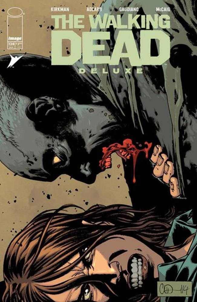 Walking Dead Deluxe 128 Cover B Charlie Adlard & Dave Mccaig Variant (Mature) - Walt's Comic Shop