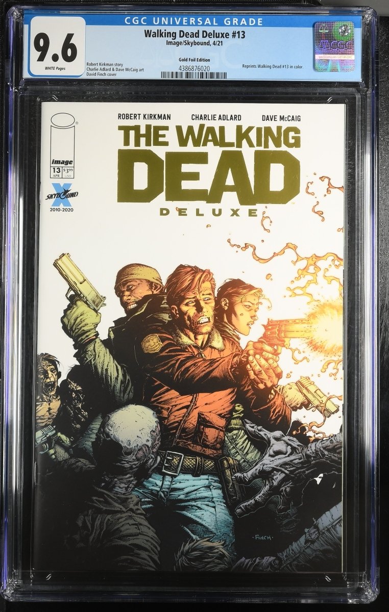 Walking Dead Deluxe #13 Gold Foil Edition CGC 9.6 - Walt's Comic Shop