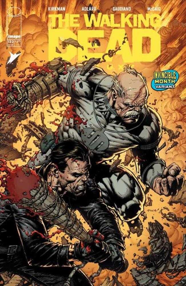 Walking Dead Deluxe 132 Cover F David Finch & Dave Mccaig Invincible Team Up Variant (Mature) - Walt's Comic Shop
