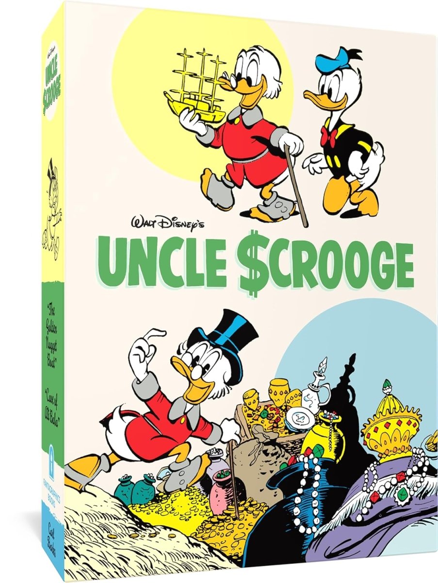 Walt Disney's Uncle Scrooge Gift Box Set HC The Golden Nugget Boat & Cave Of Ali Baba - Walt's Comic Shop