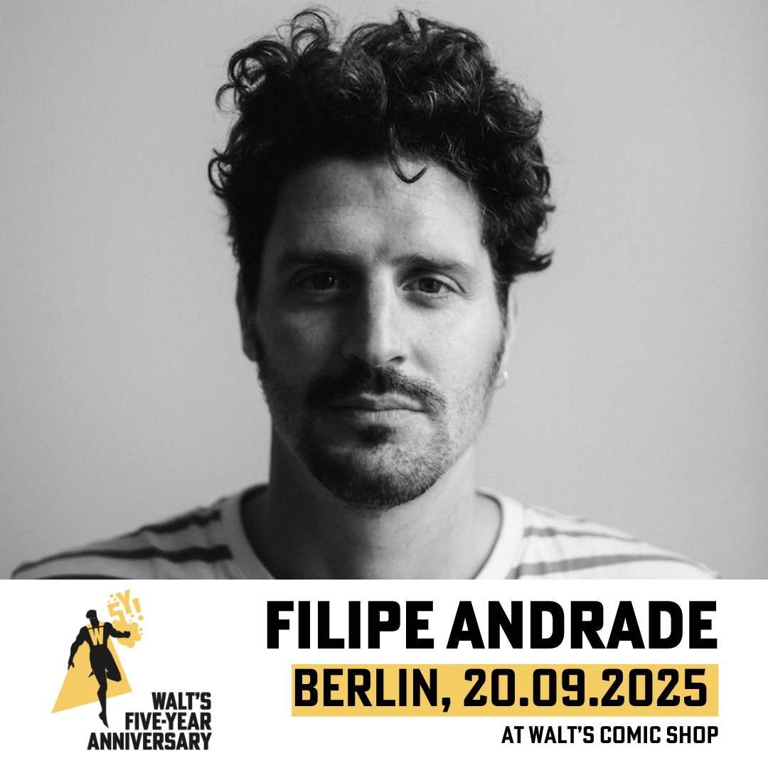 WCS5Y Berlin – Sketch Ticket: Filipe Andrade (Valid as €30 voucher on 20.9.) - Walt's Comic Shop