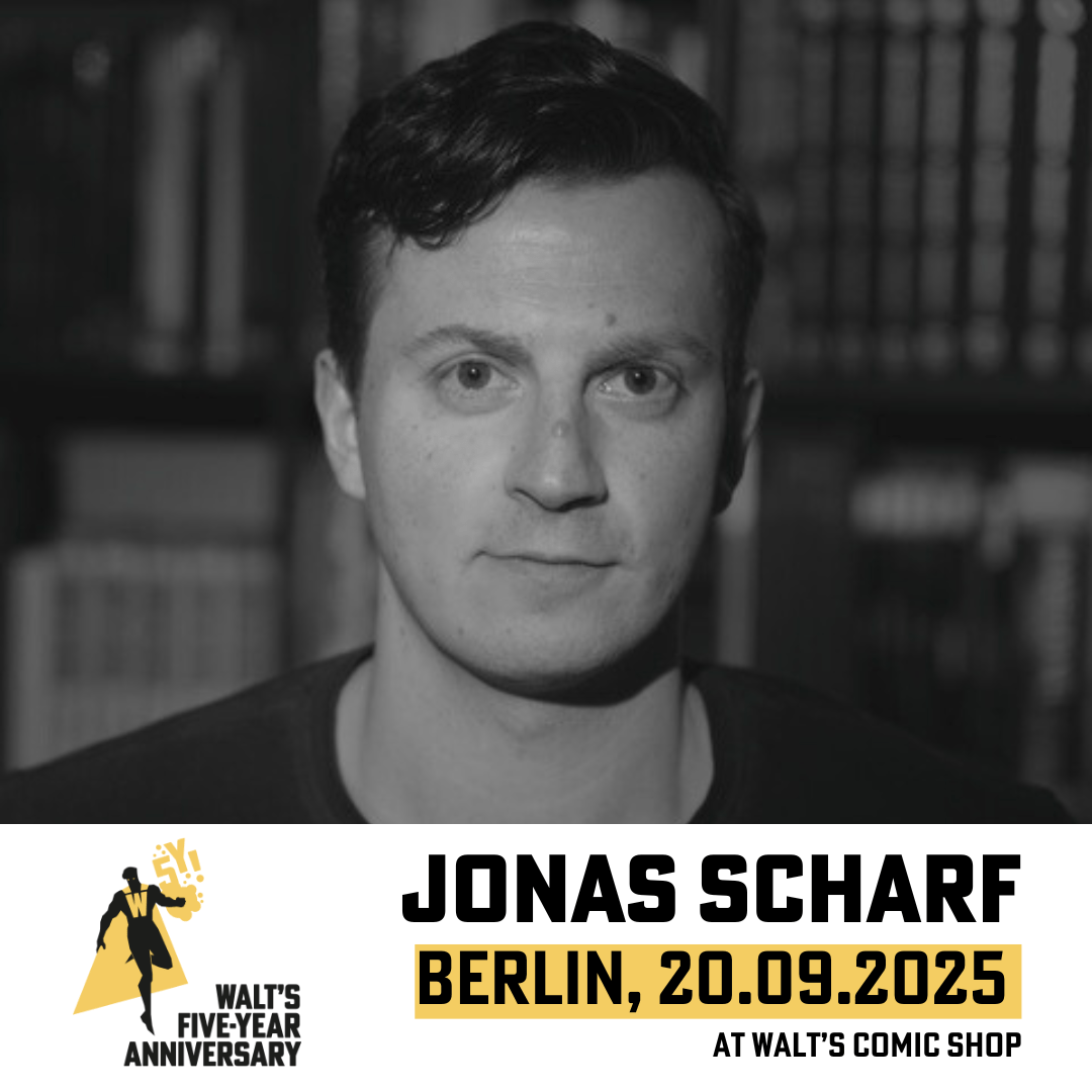 WCS5Y Berlin – Sketch Ticket: Jonas Scharf (Valid as €30 voucher on 20.9.) - Walt's Comic Shop
