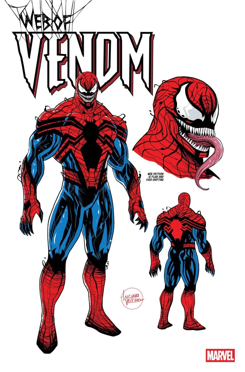 Web Of Venom 1 Luciano Vecchio Design 1:10 Ratio Variant - Walt's Comic Shop