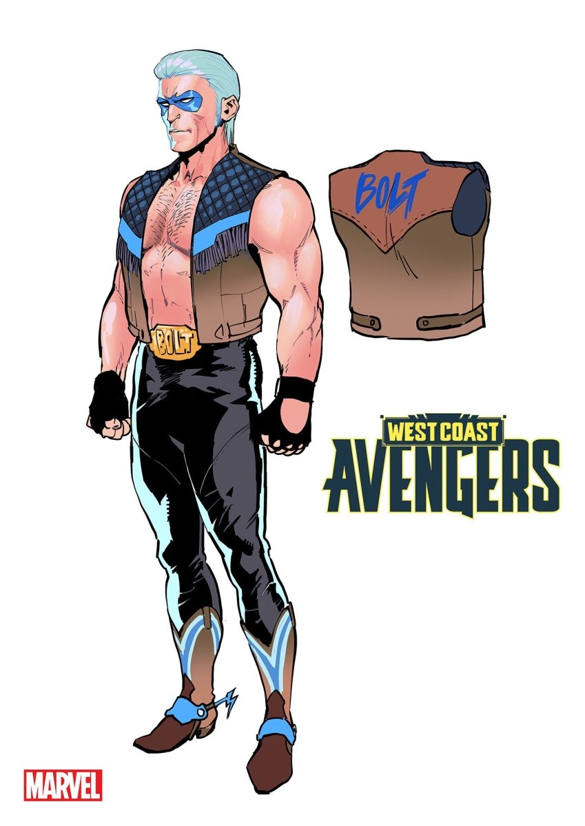 West Coast Avengers #1 Danny Kim Design Variant - Walt's Comic Shop