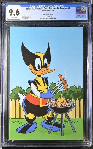 What If...? Donald Duck Became Wolverine #1 Noto "Virgin" Edition CGC 9.6 - Walt's Comic Shop