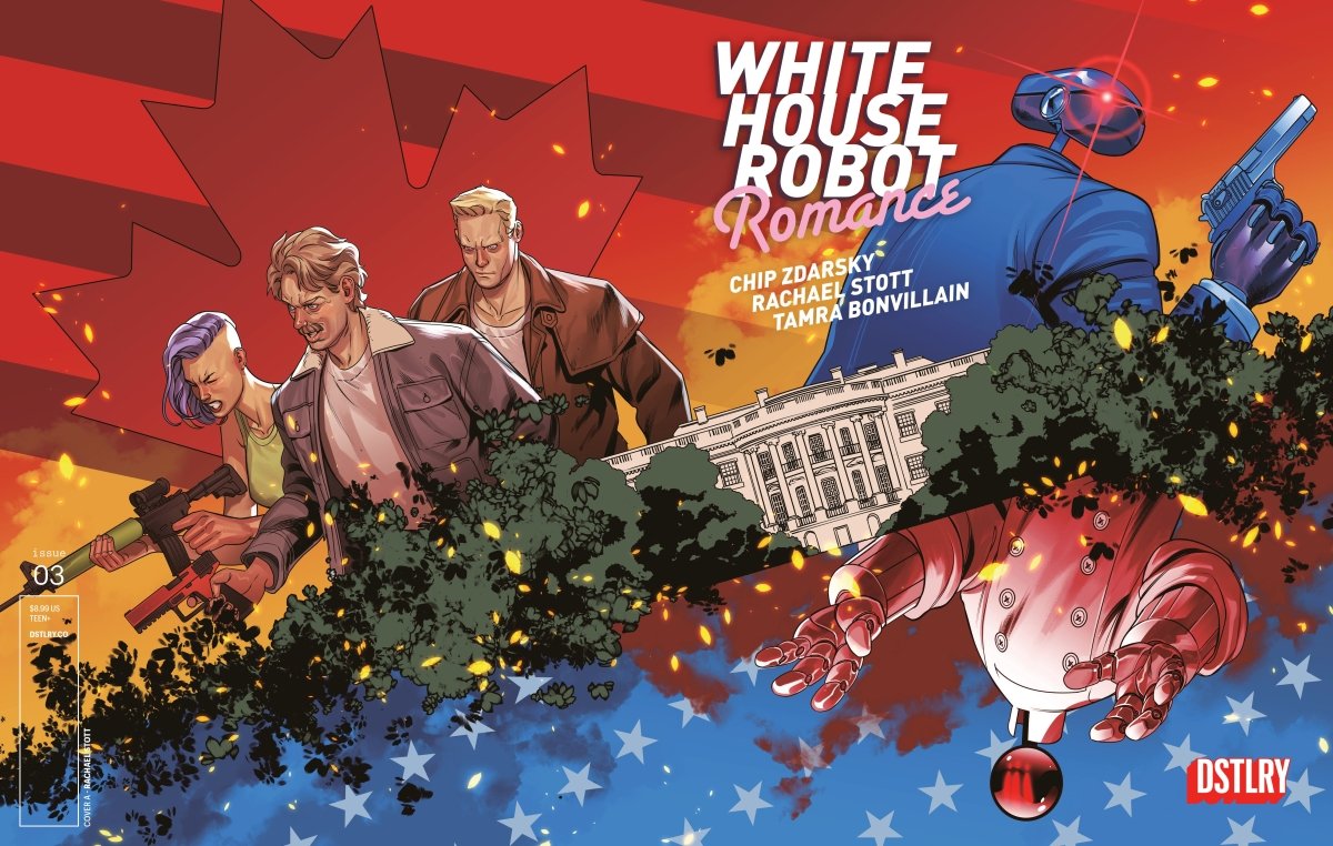 White House Robot Romance 3 Cover A Rachael Stott - Walt's Comic Shop