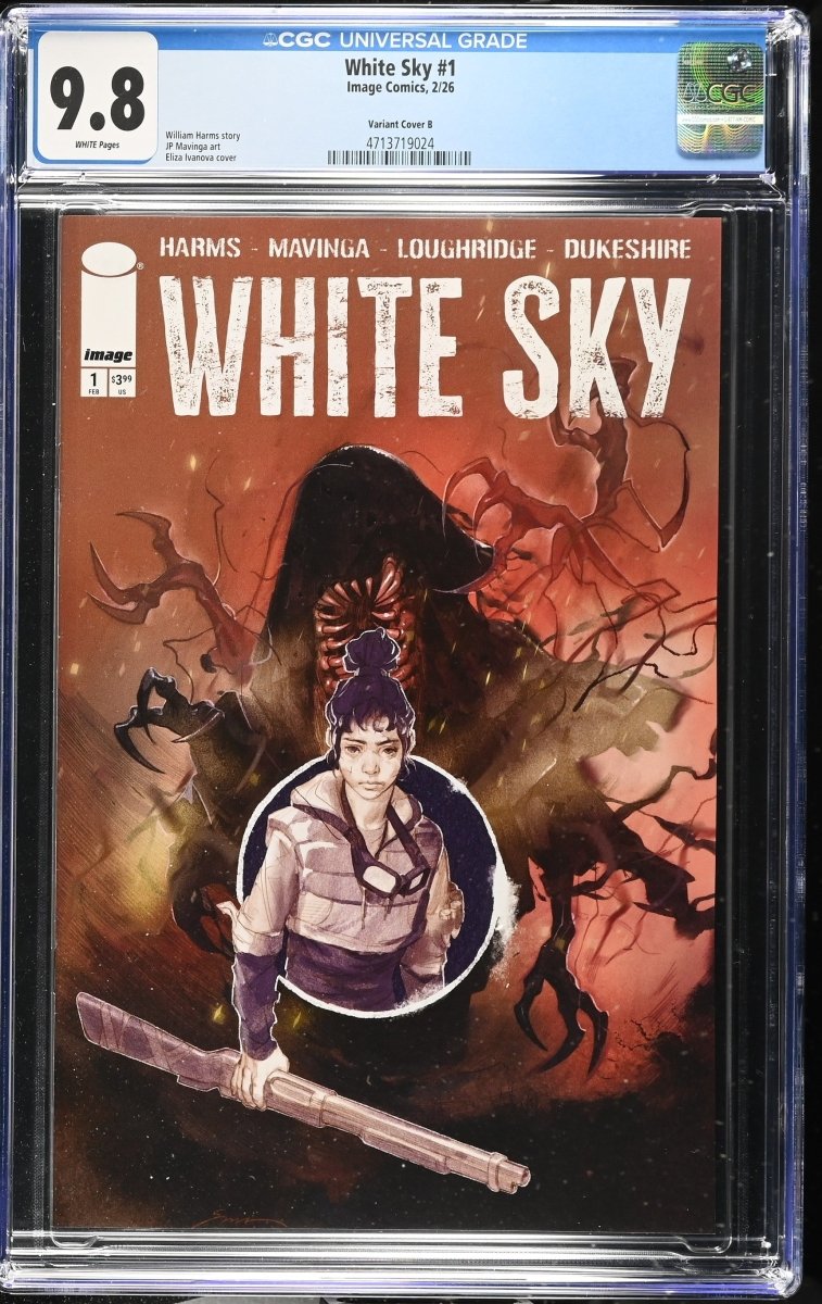 White Sky 1 Cover B CGC 9.8 - Walt's Comic Shop