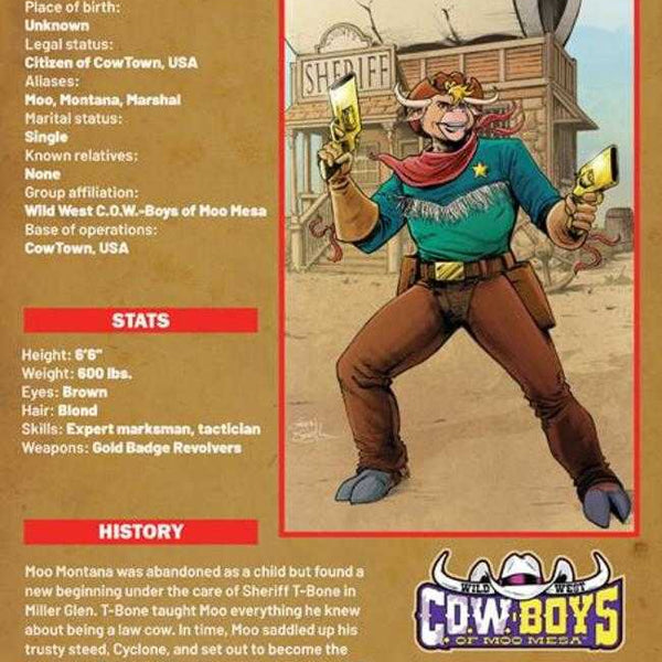 Wild West Cow Boys Of Moo Mesa #1 (Of 4) Cover D Gavin Smith