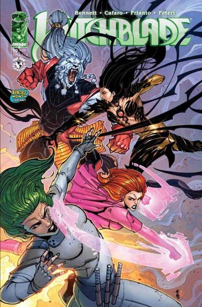 Witchblade 19 Cover E Guiseppe Cafaro & Arif Prianto Invincible Team Up Variant (Mature) - Walt's Comic Shop