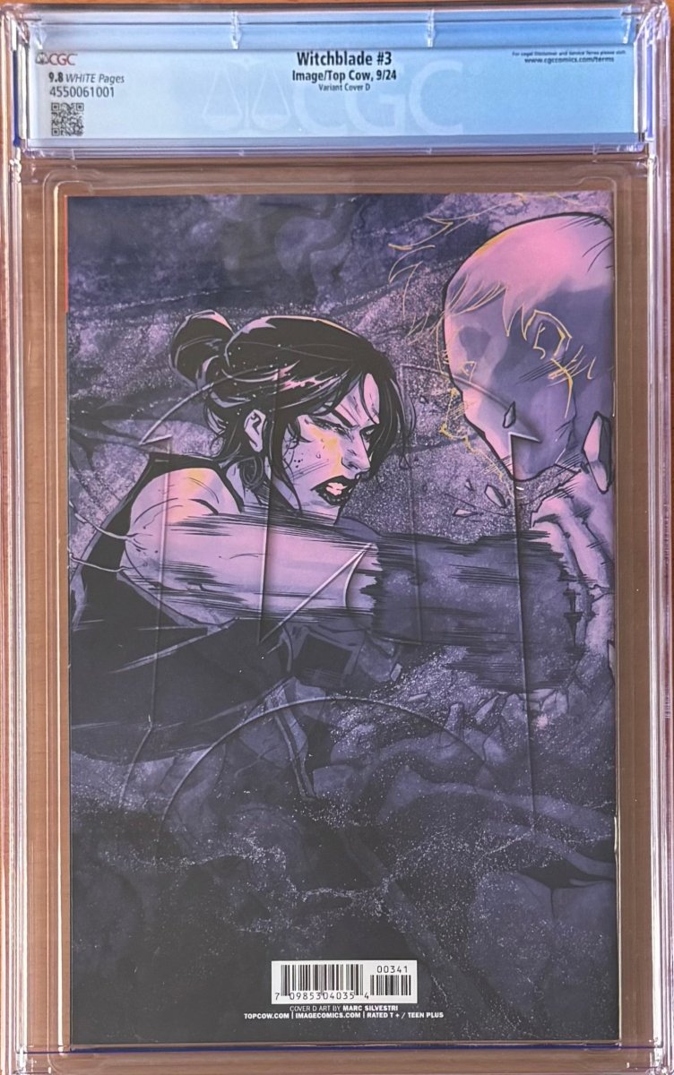 Witchblade #3 1:25 Marc Silvestri Homage CGC 9.8 - Walt's Comic Shop