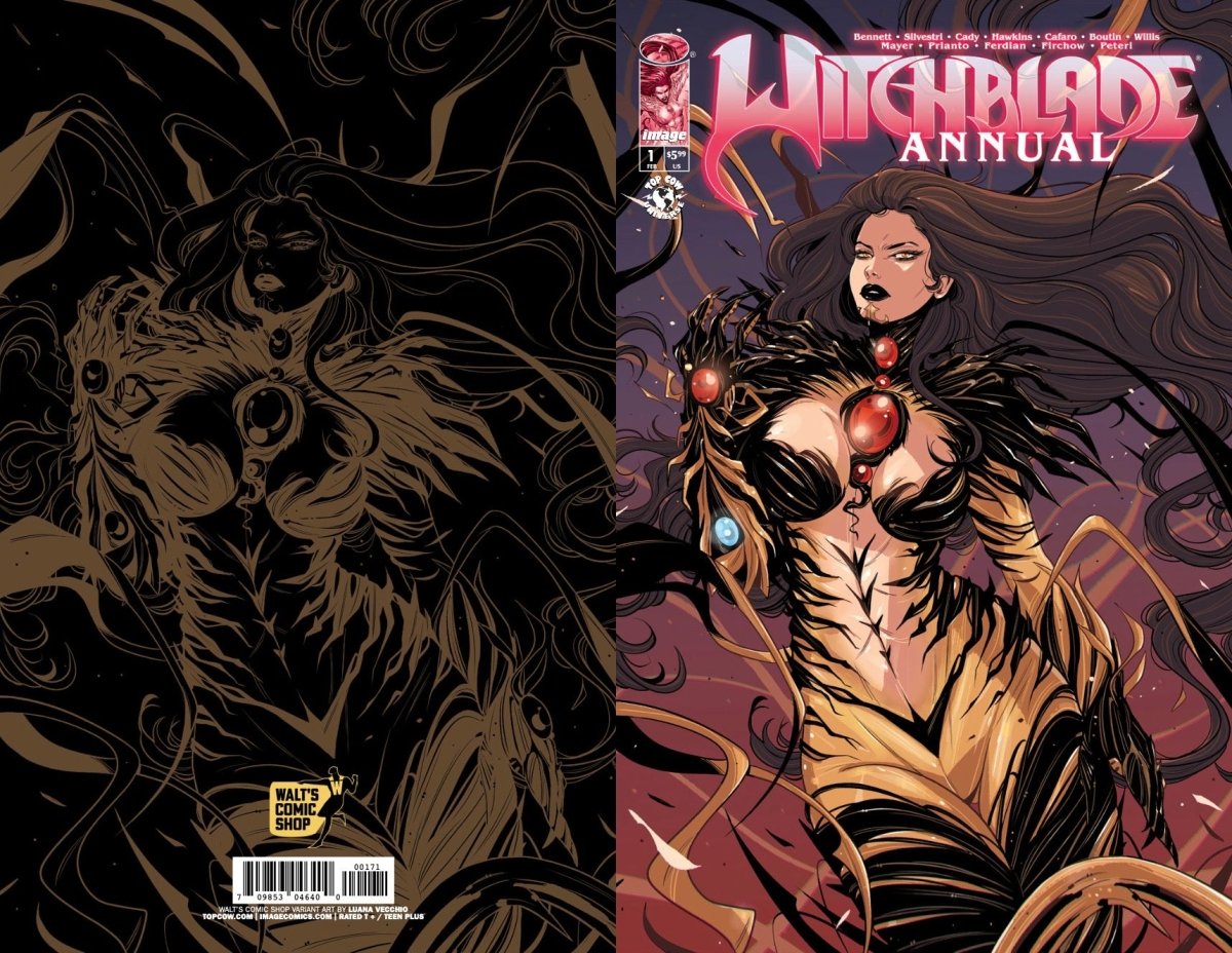 Witchblade Annual 2026 1 Walt's Comic Shop Exclusive Variant by Luana Vecchio RETAILER 5 - COPY - BUNDLE *PRE - ORDER* *one per customer* - Walt's Comic Shop