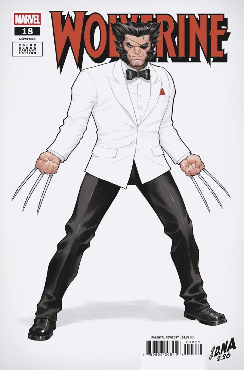 Wolverine 18 David Nakayama Color Block White Variant - Walt's Comic Shop