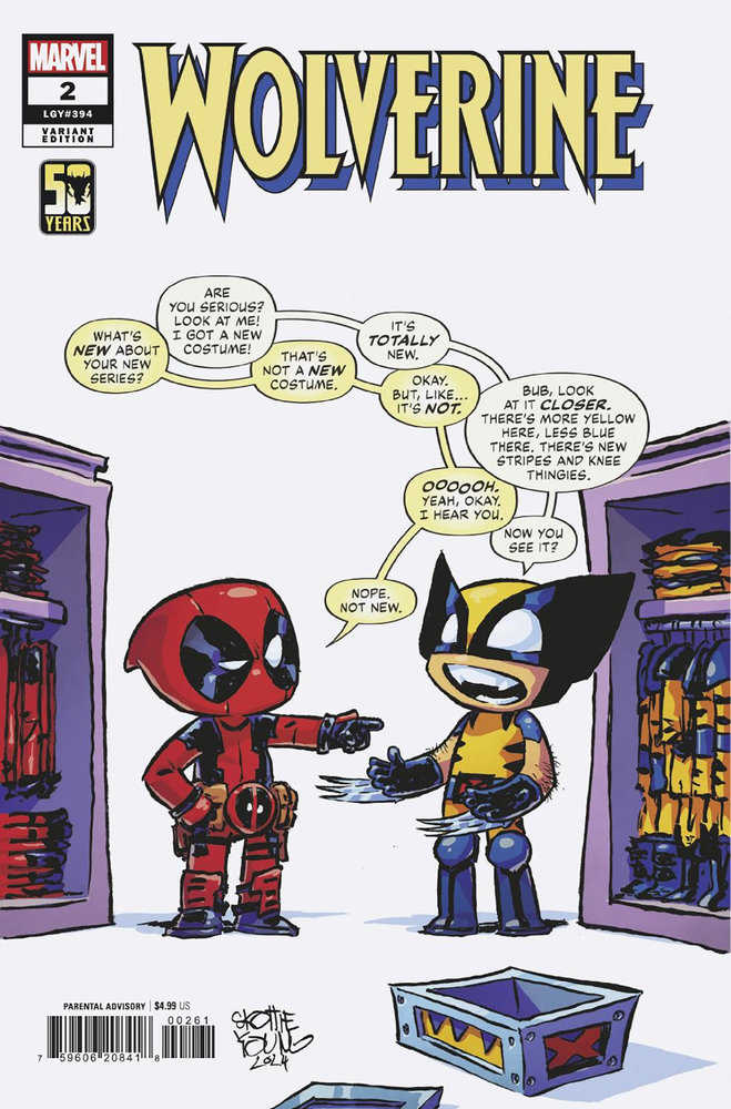 Wolverine #2 Skottie Young Variant - Walt's Comic Shop