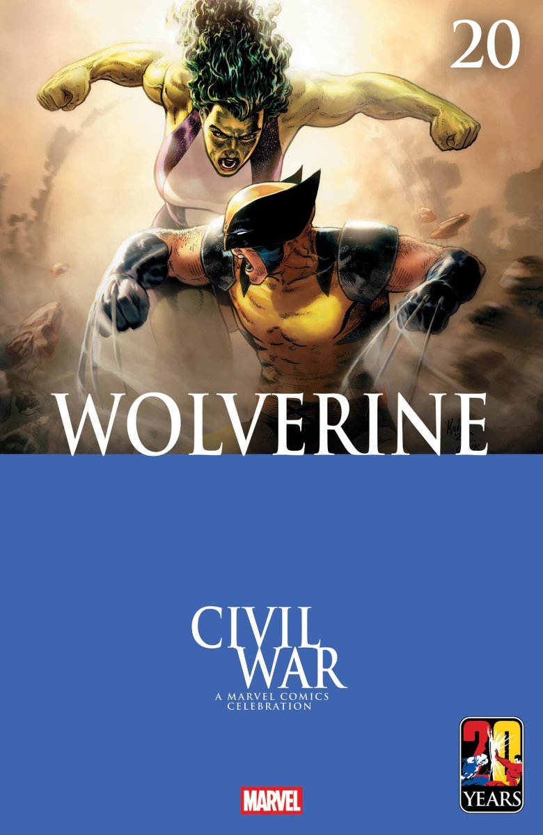 Wolverine 20 Aaron Kuder Civil War Celebration Variant - Walt's Comic Shop