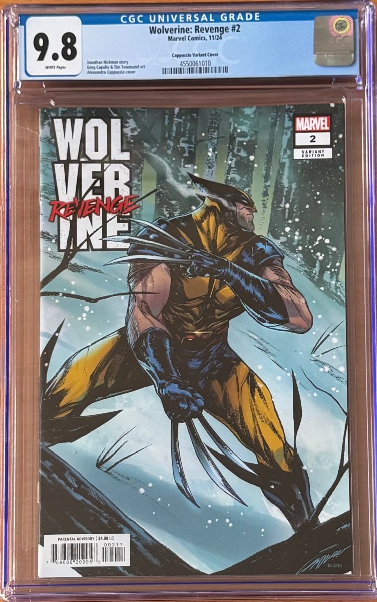 Wolverine : Revenge #2 Cappucio 1:25 Variant CGC 9.8 - Walt's Comic Shop