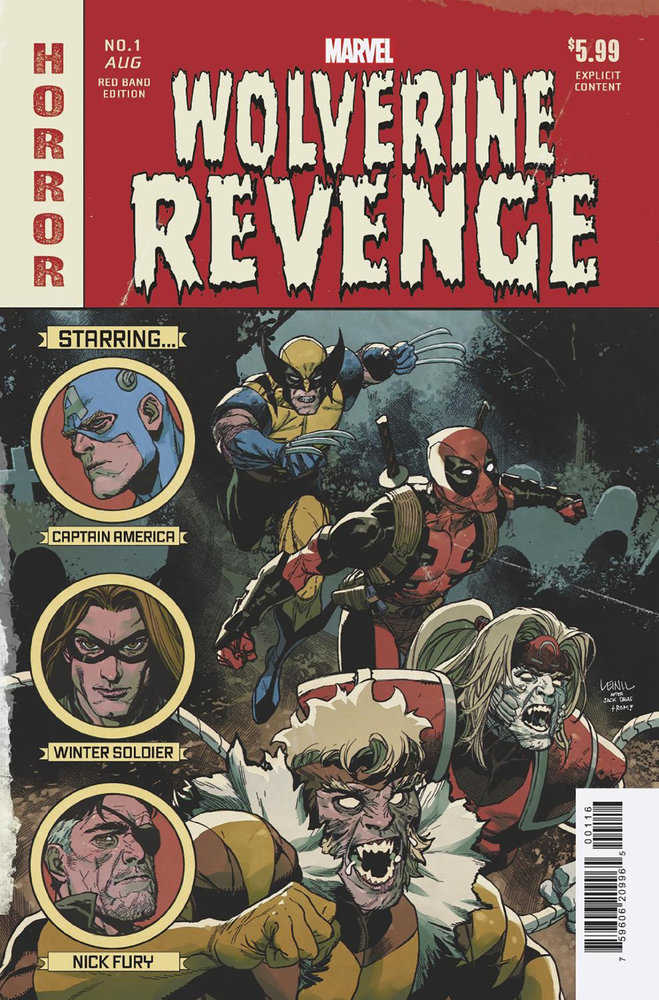 Wolverine: Revenge - Red Band #1 Leinil Yu Homage Variant [Polybagged] - Walt's Comic Shop