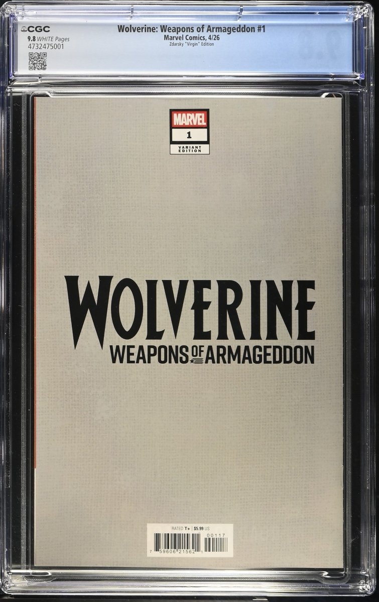Wolverine: Weapons of Armageddon #1 1:100 Chip Zdarsky Virgin