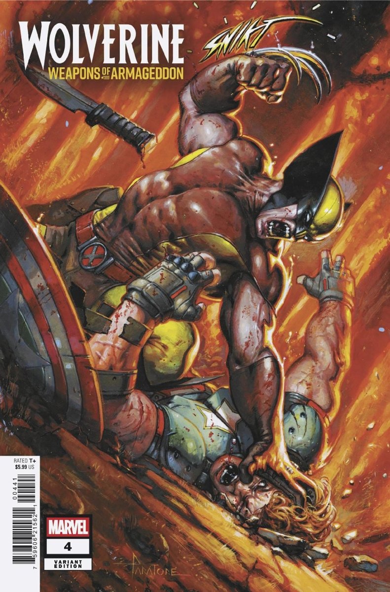 Wolverine: Weapons Of Armageddon 4 Davide Paratore Variant - Walt's Comic Shop