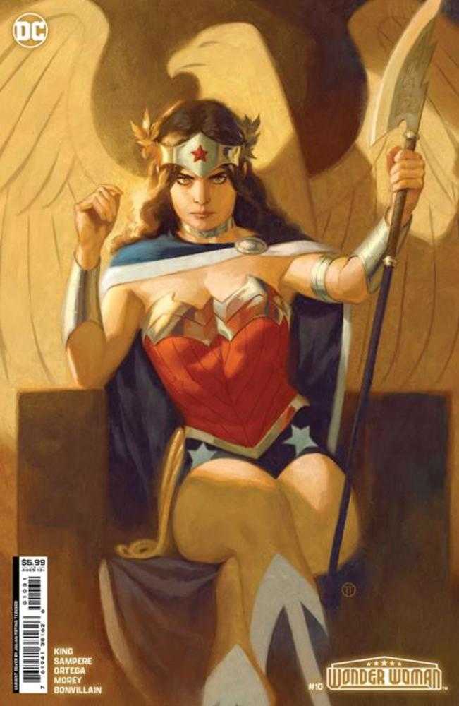 Wonder Woman #10 Cover B Julian Totino Tedesco Card Stock Variant - Walt's Comic Shop