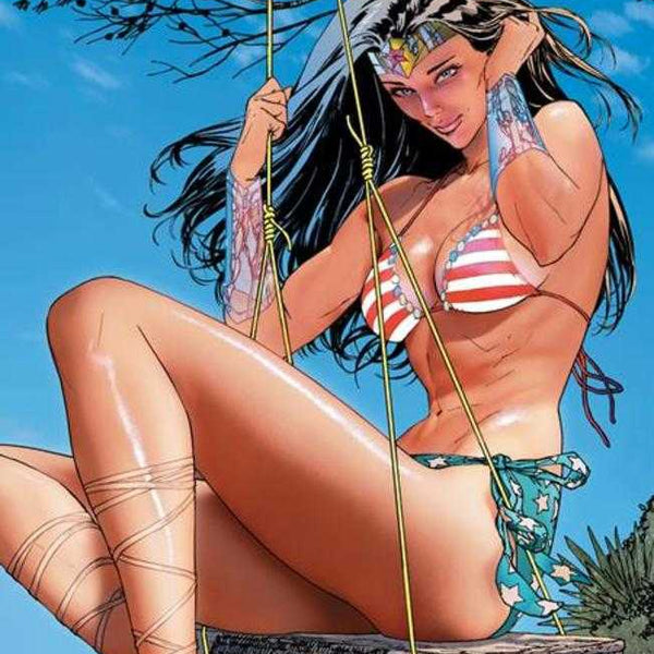 wonder woman in swimsuit