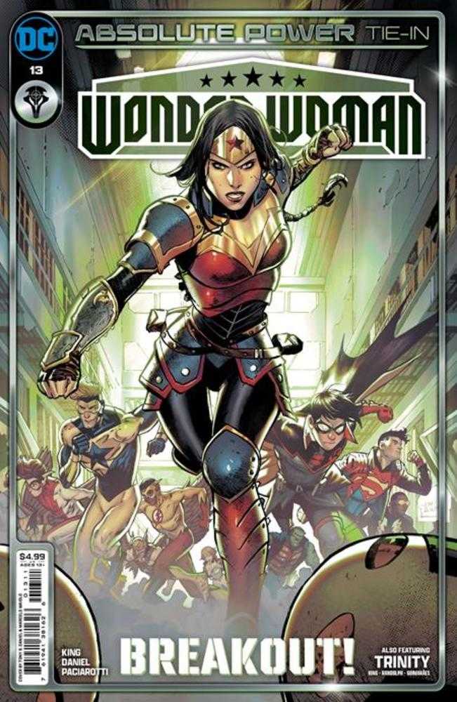 Wonder Woman #13 Cover A Tony S Daniel (Absolute Power) - Walt's Comic Shop