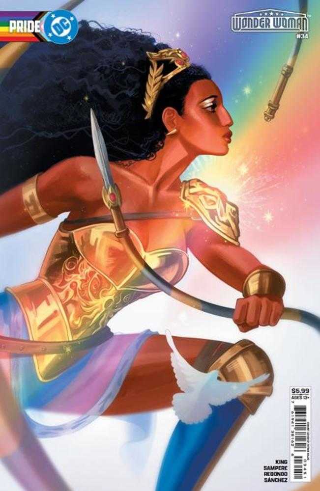 Wonder Woman 34 Cover E Fatima Wajid DC Pride Card Stock Variant - Walt's Comic Shop