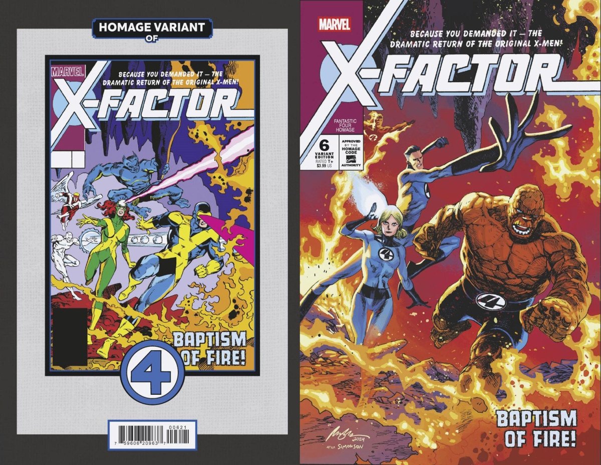 X - Factor #6 Rafael Albuquerque Fantastic Four Homage Variant - Walt's Comic Shop