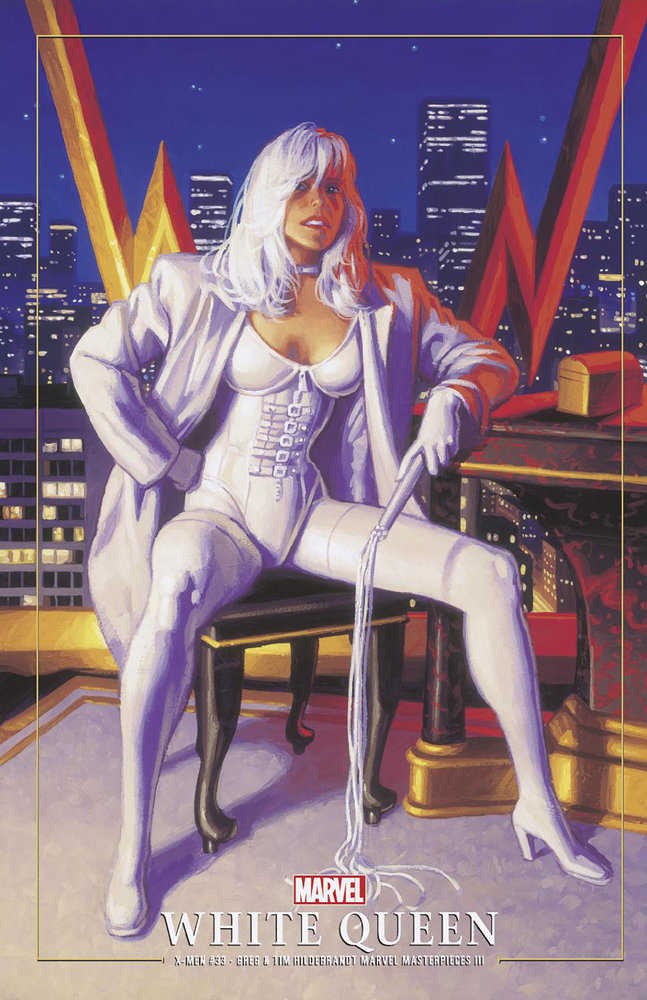 X-Men #33 Greg And Tim Hildebrandt White Queen Marvel Masterpieces III Variant [ Fhx] - Walt's Comic Shop