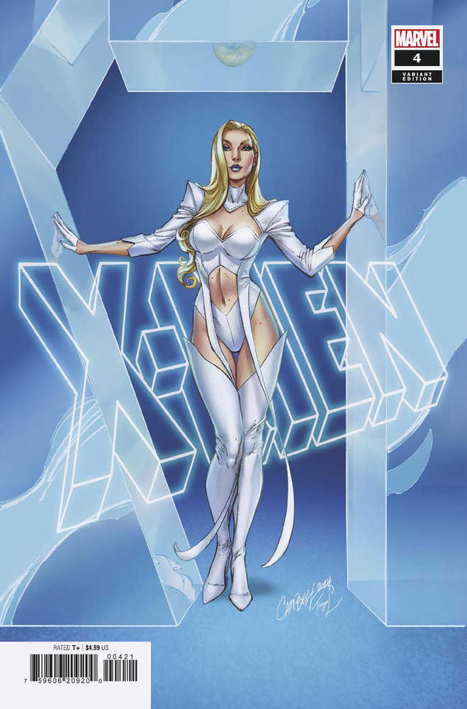 X - Men #4 J. Scott Campbell Emma Frost Variant - Walt's Comic Shop