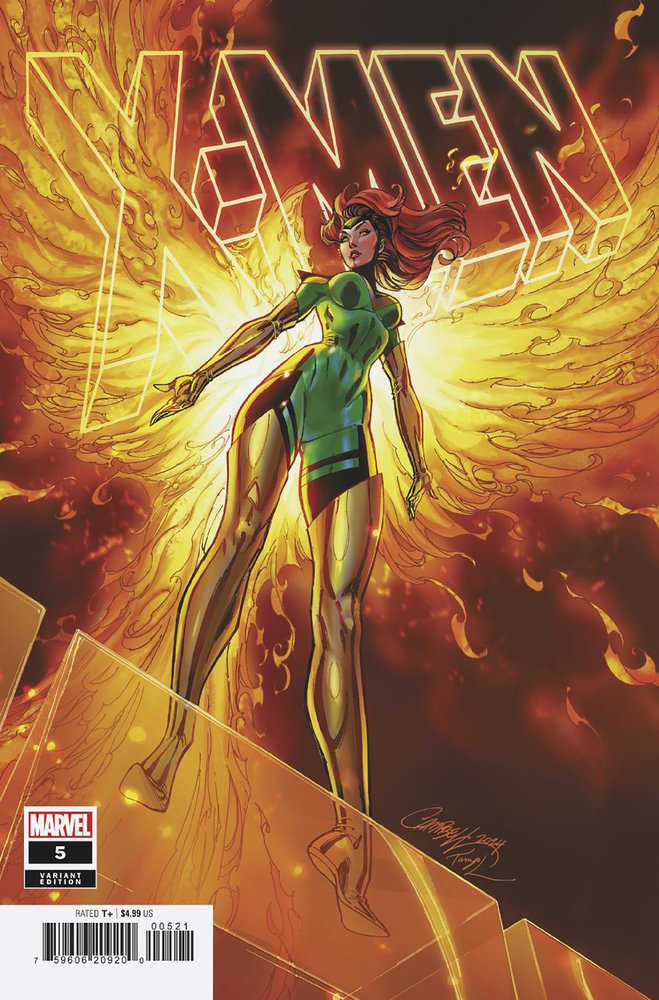 X - Men #5 J. Scott Campbell Jean Grey Variant - Walt's Comic Shop