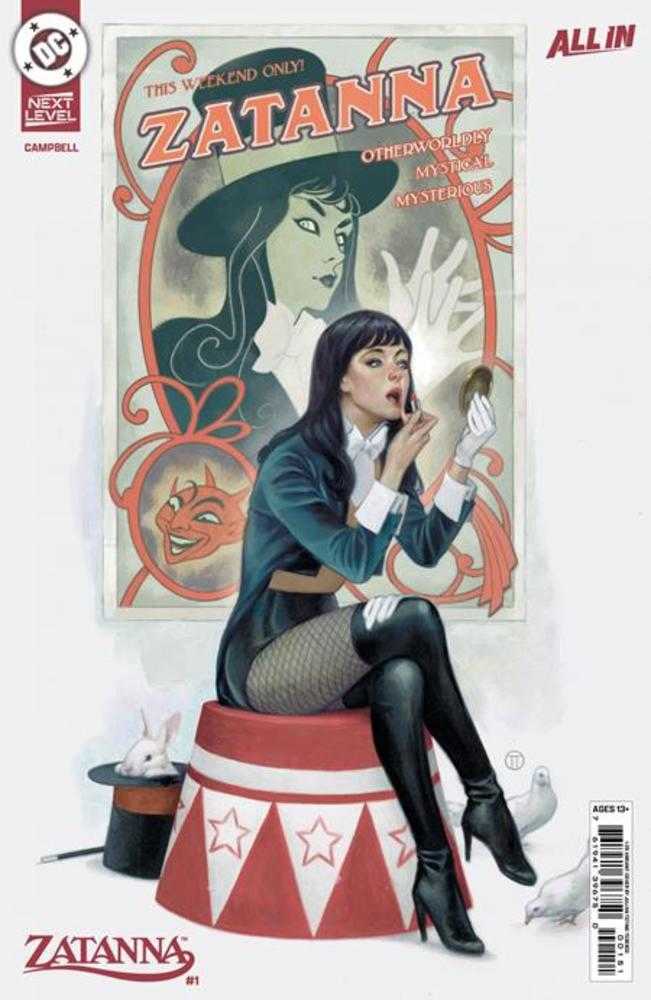 Zatanna (2026) 1 Cover G Julian Totino Tedesco Card Stock 1:25 Ratio Variant - Walt's Comic Shop